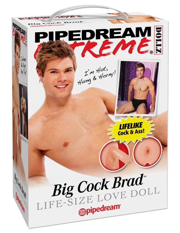 Pipedream Extreme Dollz Big Cock Brad Discreet Packaging - - Love Dolls