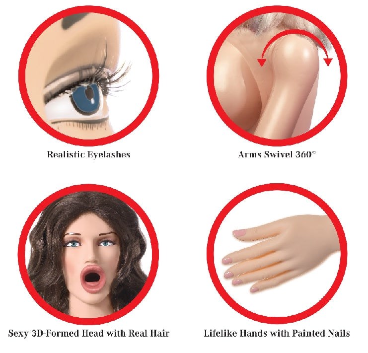 Pipedream Extreme Dollz BJ Betty Toybox Must-Haves - - Masturbators and Strokers