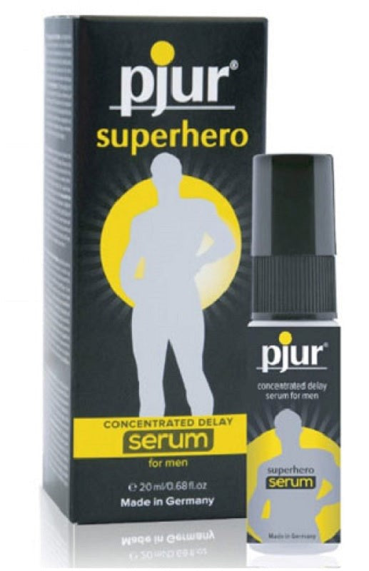 Pjur Superhero Serum Desensitizing Formula for Extended Performance - - Delay and Excite Sprays