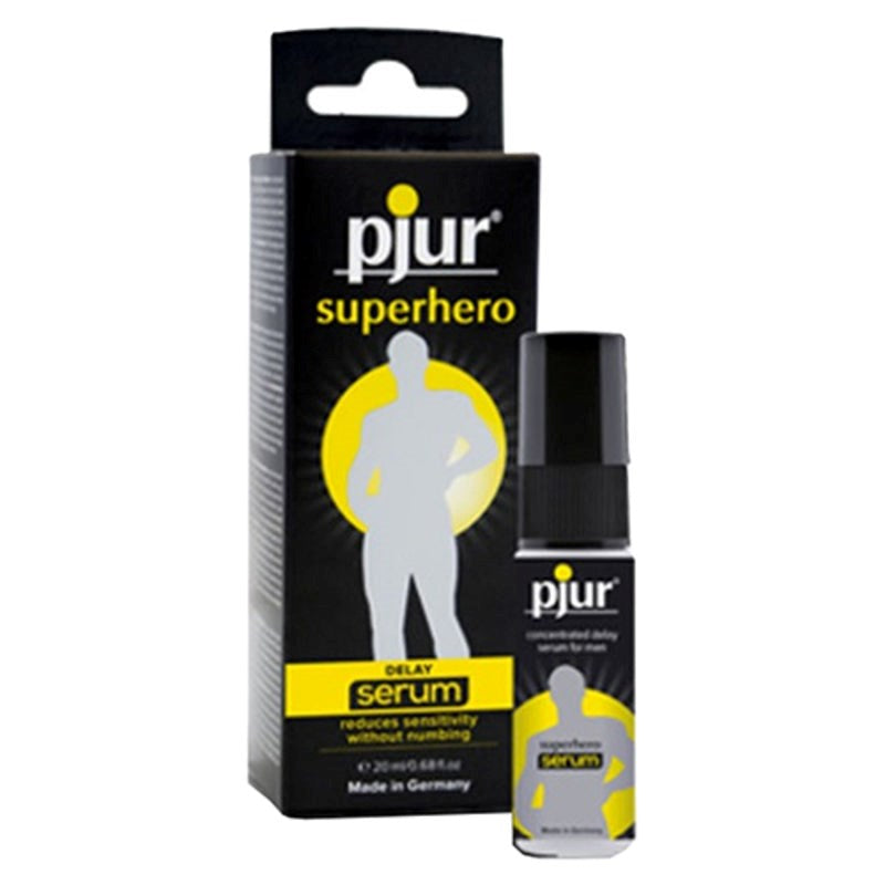 Pjur Superhero Serum Desensitizing Formula for Extended Performance - - Delay and Excite Sprays