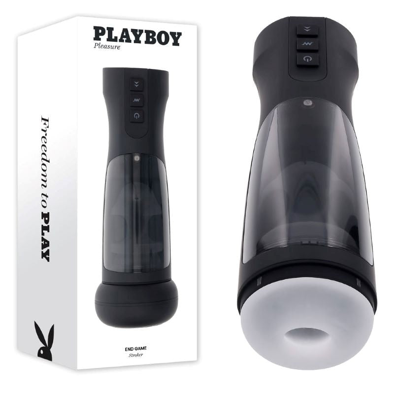 Playboy Pleasure End Game Sanitising Male Stroker - - Masturbators and Strokers