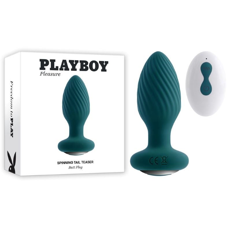 Playboy Pleasure SPINNING TAIL TEASER Get More Naughty Fun - - Anal Vibrators