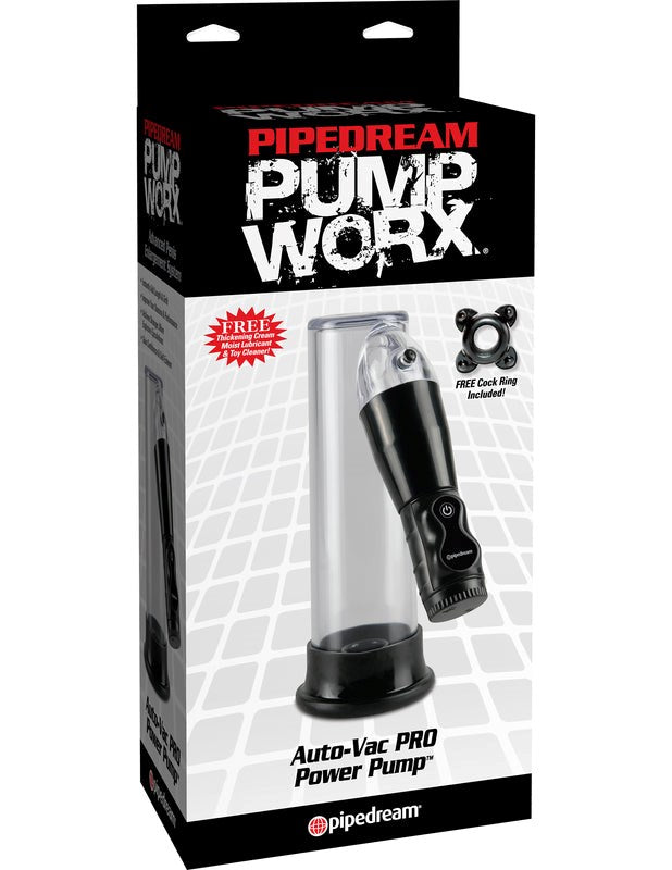 Pump Worx Auto-Vac Pro Power Penis Enlargement Pump - - Pumps, Extenders and Sleeves