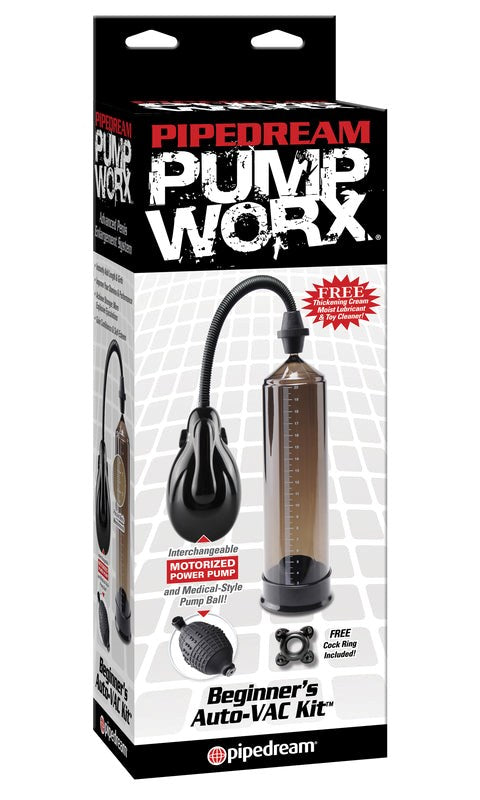 Pump Worx Beginners Rechargeable Auto Vac Cock Pump Kit - - Pumps, Extenders and Sleeves