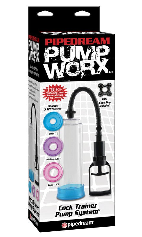 Pump Worx Cock Trainer Male Penis Pump System - - Pumps, Extenders and Sleeves