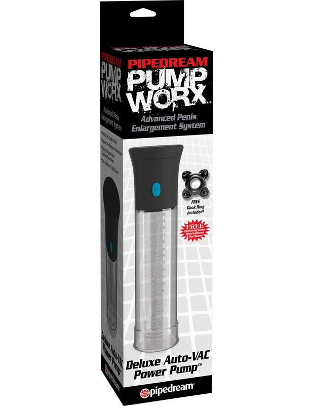 Pump Worx Deluxe Auto Vac Penis Enlargement Pump - - Pumps, Extenders and Sleeves