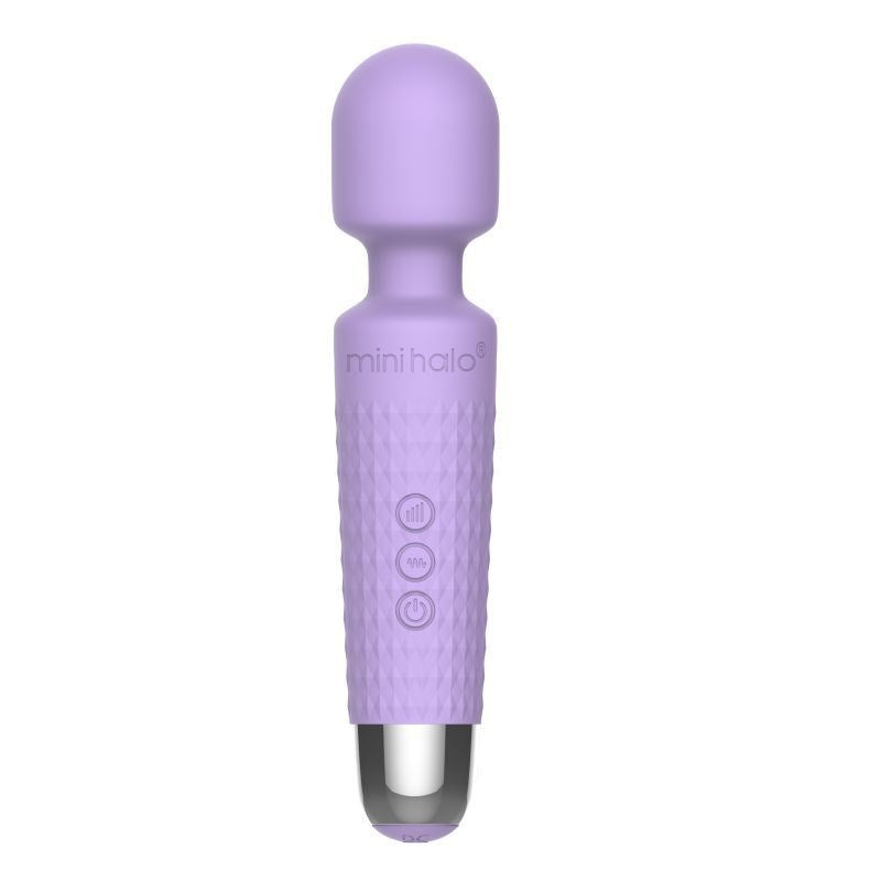 Shibari Mini Halo Wireless 20X Body Wand Massager Flexible Neck Vibrator - Lilac - Body Wands