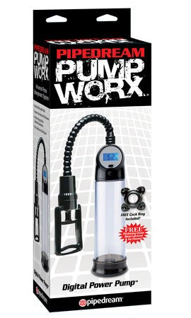 Pump Worx Digital Power Penis Enlargement Pump - - Pumps, Extenders and Sleeves