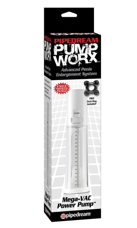 Pump Worx MEGA-VAC Power Cock Enlargement Pump - - Pumps, Extenders and Sleeves