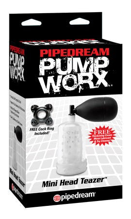Pump Worx Mini Penis Head Teazer Male Cock Pump - - Pumps, Extenders and Sleeves