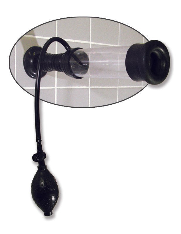 Pump Worx Vibrating Waterproof Suction Cup Penis Pump - - Pumps, Extenders and Sleeves