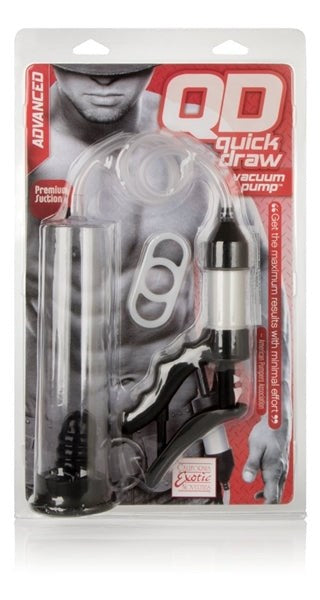 CalExotics Optimum Series Quick Draw Vacuum Penis Pump - - Pumps, Extenders and Sleeves