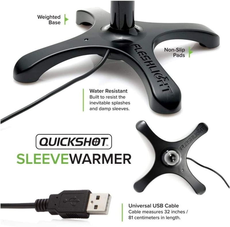 Quickshot Sleeve Warmer CRings That Last - - Fleshlight Male Masturbators