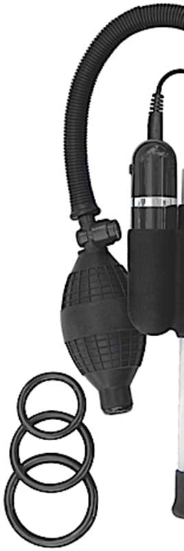 Ram Vibrating Master Mens Penis Pump Clear - - Pumps, Extenders and Sleeves