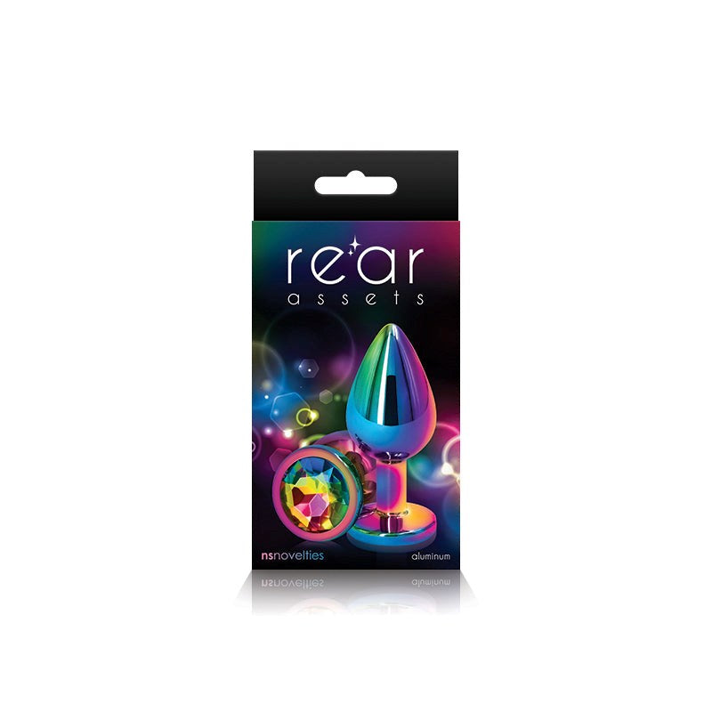 Rear Assets Multi-Coloured Gem - Stylish Anal Pleasure - - Butt Plugs