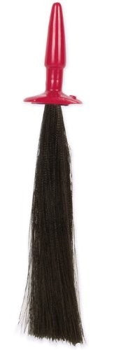 Red's Black Leather Pony Play BDSM Whip Small - - Butt Plugs