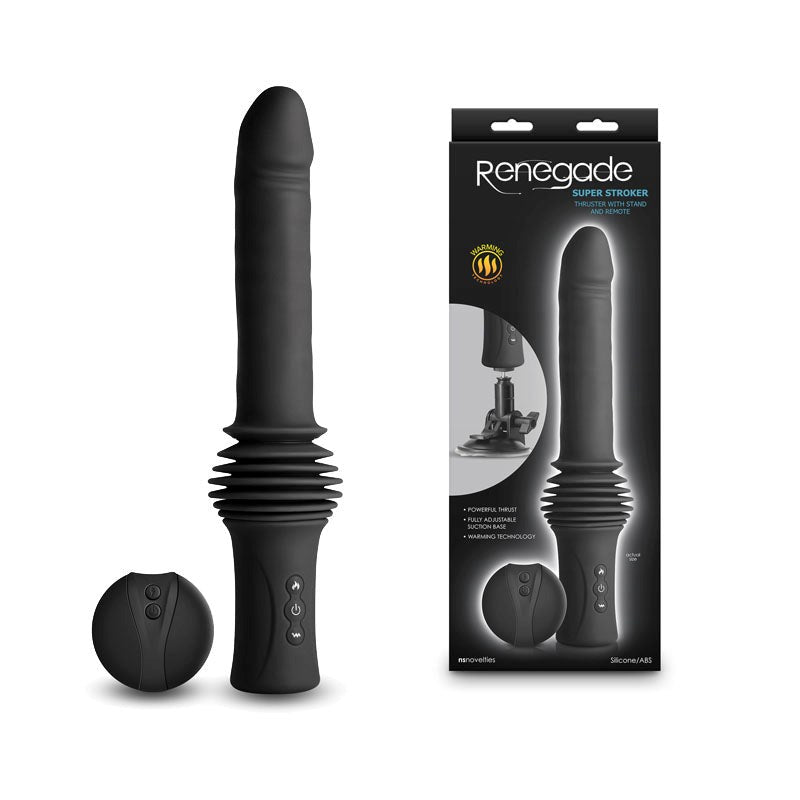 Renegade Rechargeable Hands-Free Pleasure Stroker - - Pumps, Extenders and Sleeves