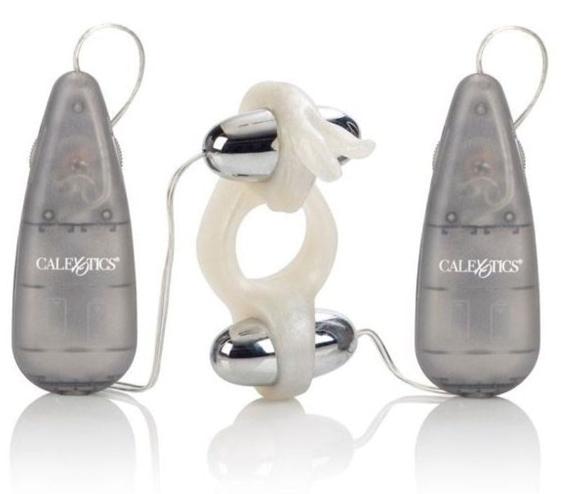 CalExotics Rockin' Rabbit Dual Vibrating Cock Ring - - Cock Rings