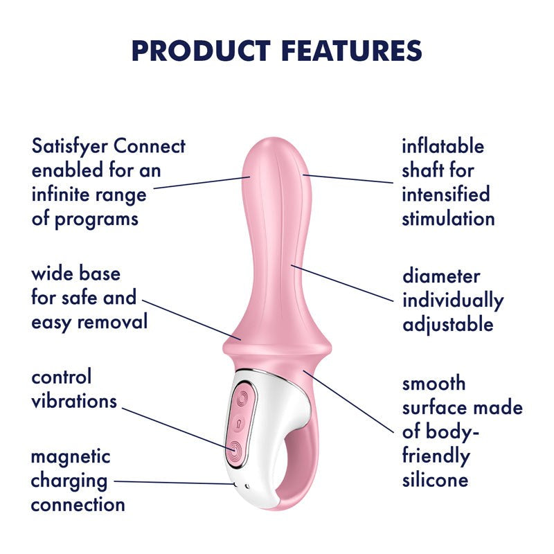 Satisfyer Air Pump Booty 5 Build Better Boners - - Anal Vibrators