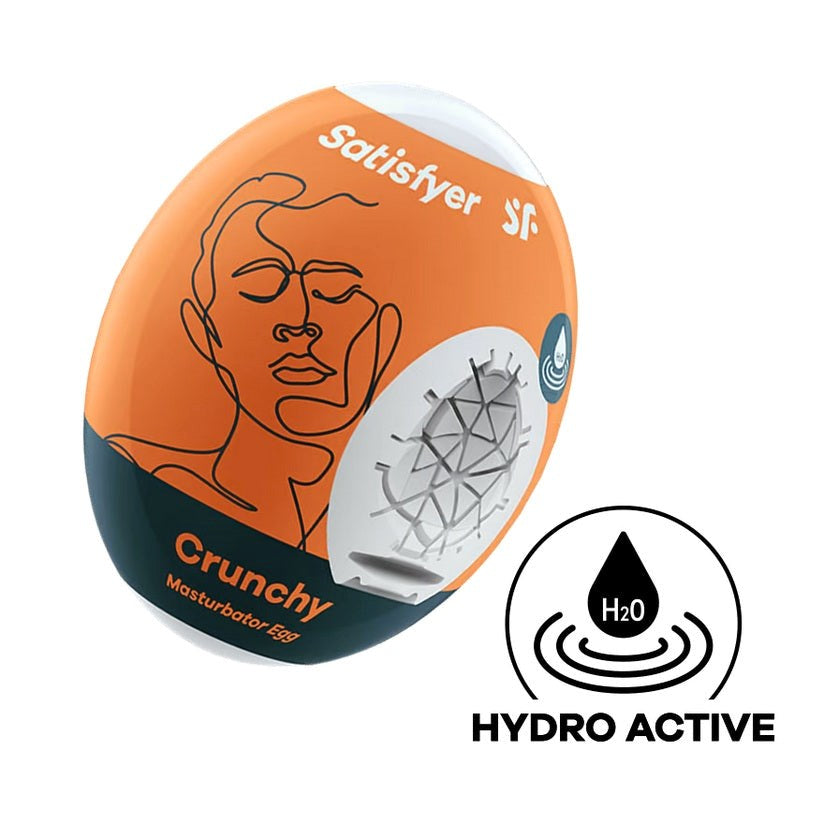 Satisfyer Masturbator Egg Crunchy Rings Worth Wearing - - Masturbators and Strokers