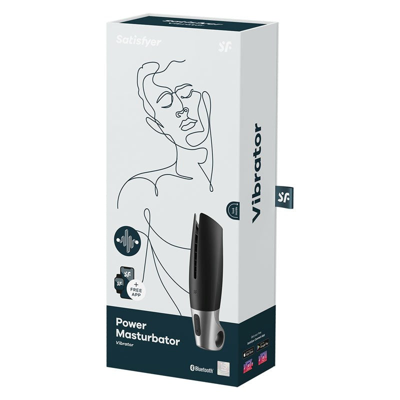 Satisfyer Power App Controlled Male Masturbator - - Masturbators and Strokers