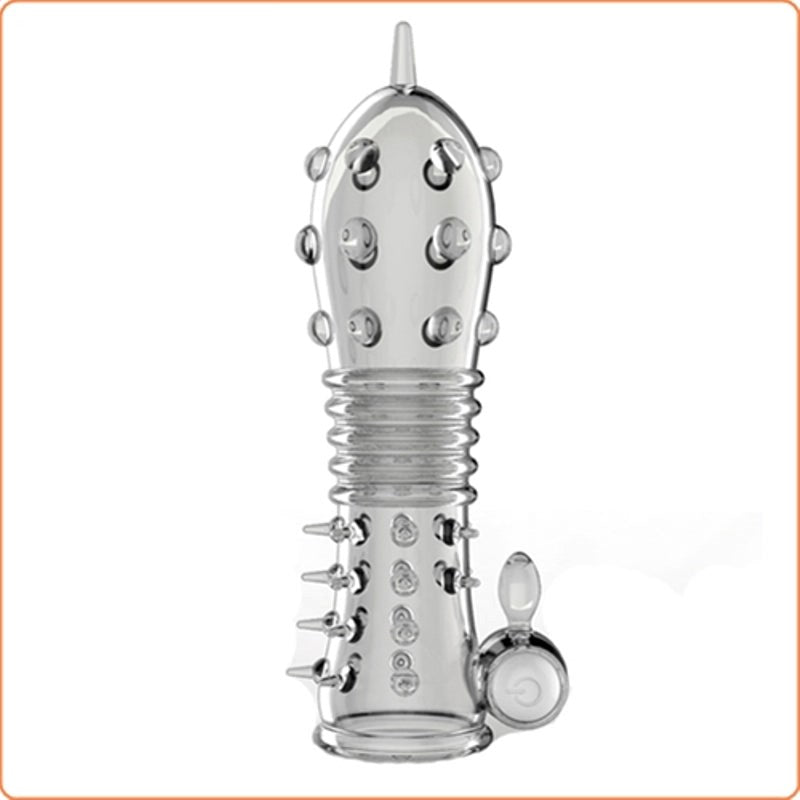 Scorpion Vibration Crystal Penis Sleeve - - Pumps, Extenders and Sleeves