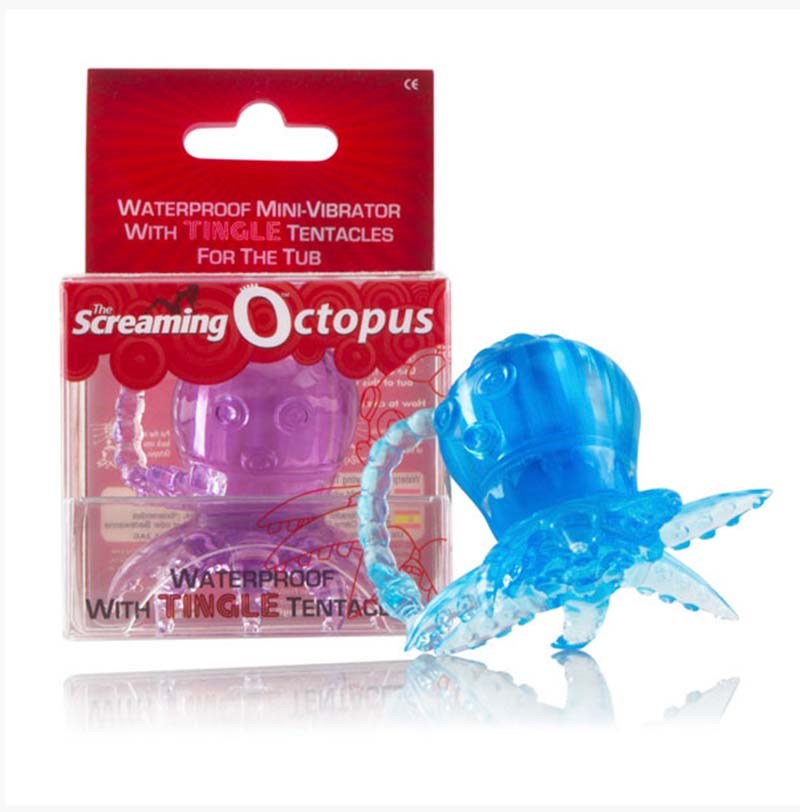 ScreamingO Octopus With Tingle Tentacles Massager - - Cock Rings