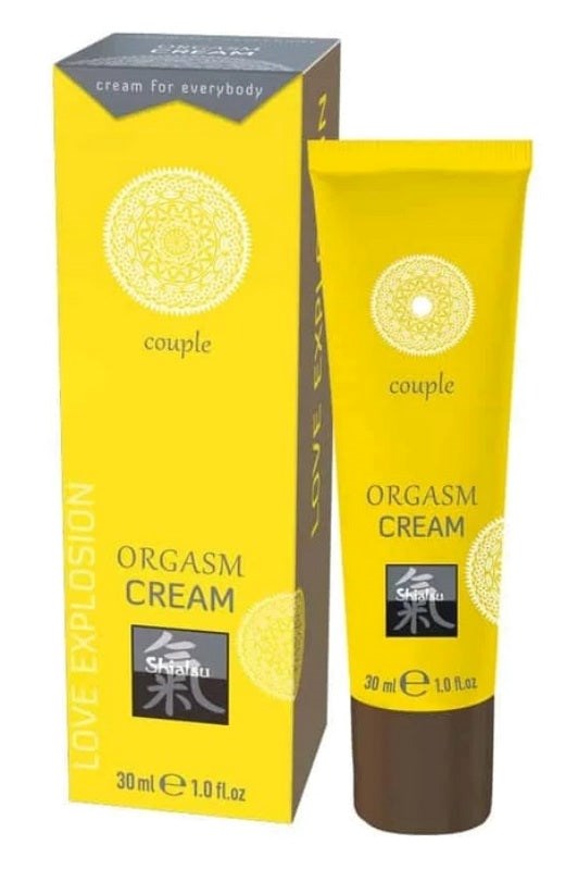 Shiatsu Couple Orgasm Cream 30ml Push And Play CRings - - Delay and Excite Sprays