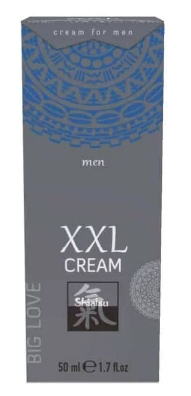 Shiatsu Men XXL Cream 50ml Grip. Slide. Repeat. - - Delay and Excite Sprays