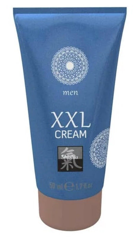 Shiatsu Men XXL Cream 50ml Grip. Slide. Repeat. - - Delay and Excite Sprays