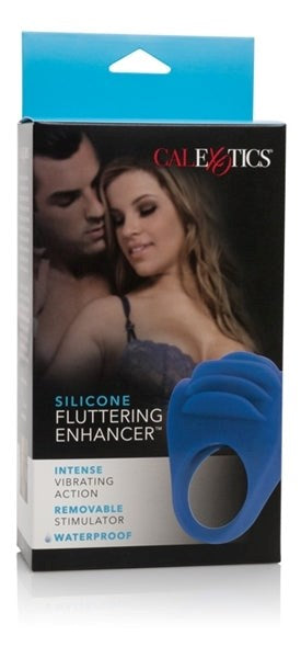 CalExotics Silicone Fluttering Enhancer Cock Ring - - Cock Rings