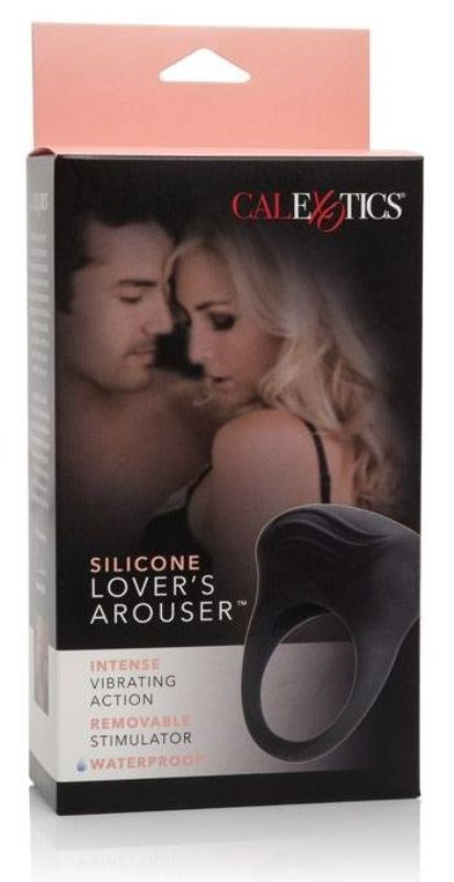 CalExotics Silicone Lovers Arouser Vibrating Cock Ring - - Cock Rings
