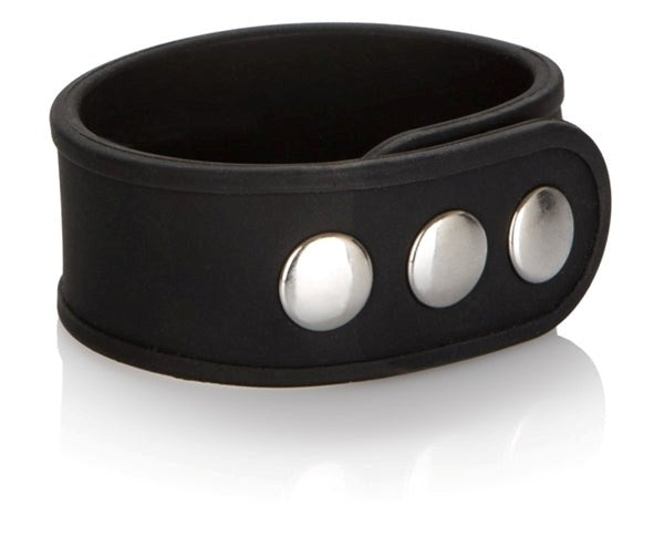 CalExotics Silicone Tri-Snap Erection Enhancer Ring - - Stretchy Cock Rings