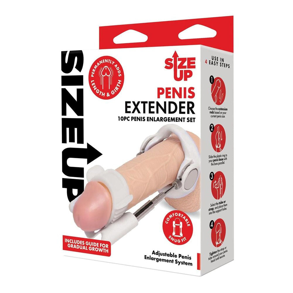 Comprehensive Size Enhancement - Size Up Penis Extender Kit - - Pumps, Extenders and Sleeves
