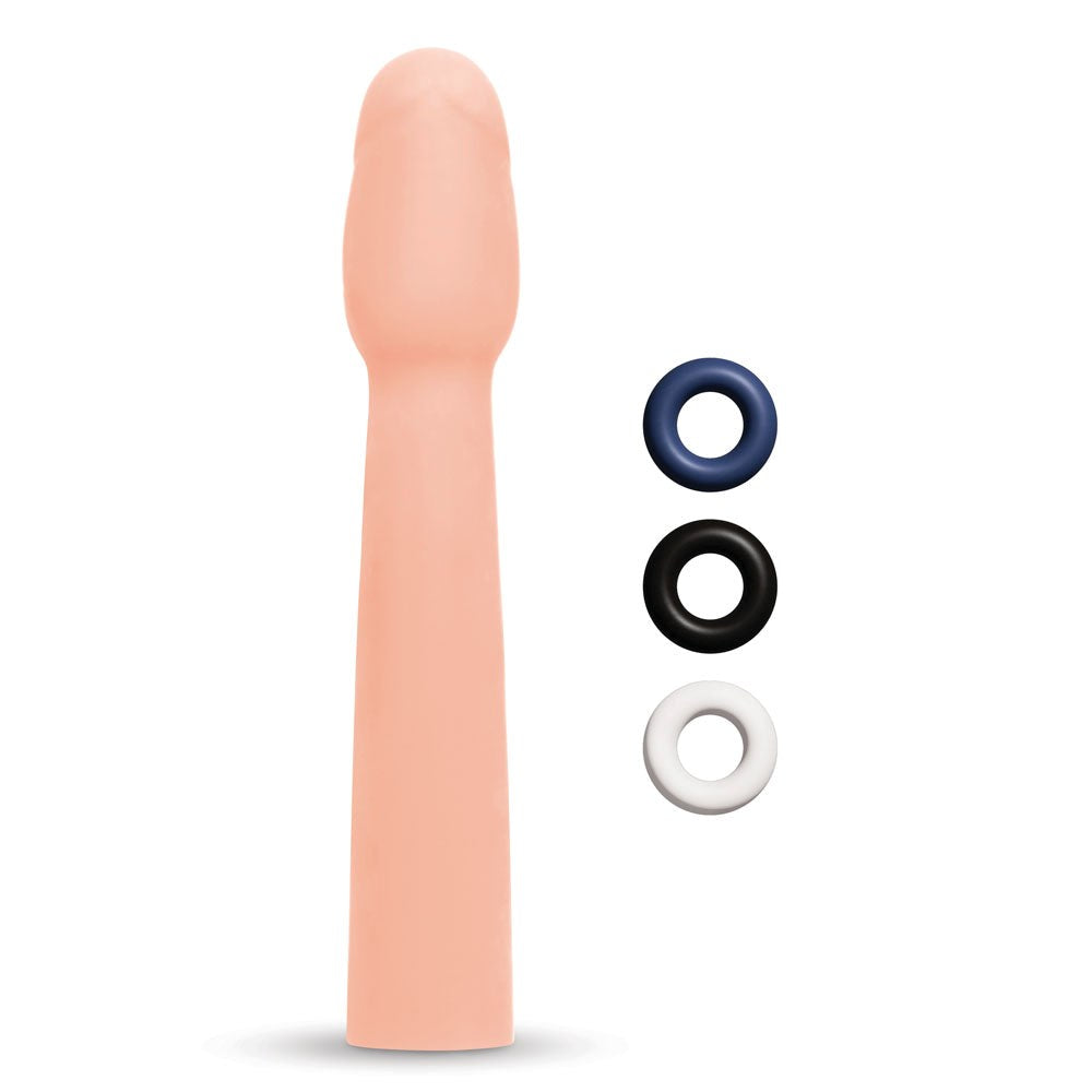 Size Up Realistic 2" Penis Extender - Enhance Your Intimate Experiences - - Pumps, Extenders and Sleeves
