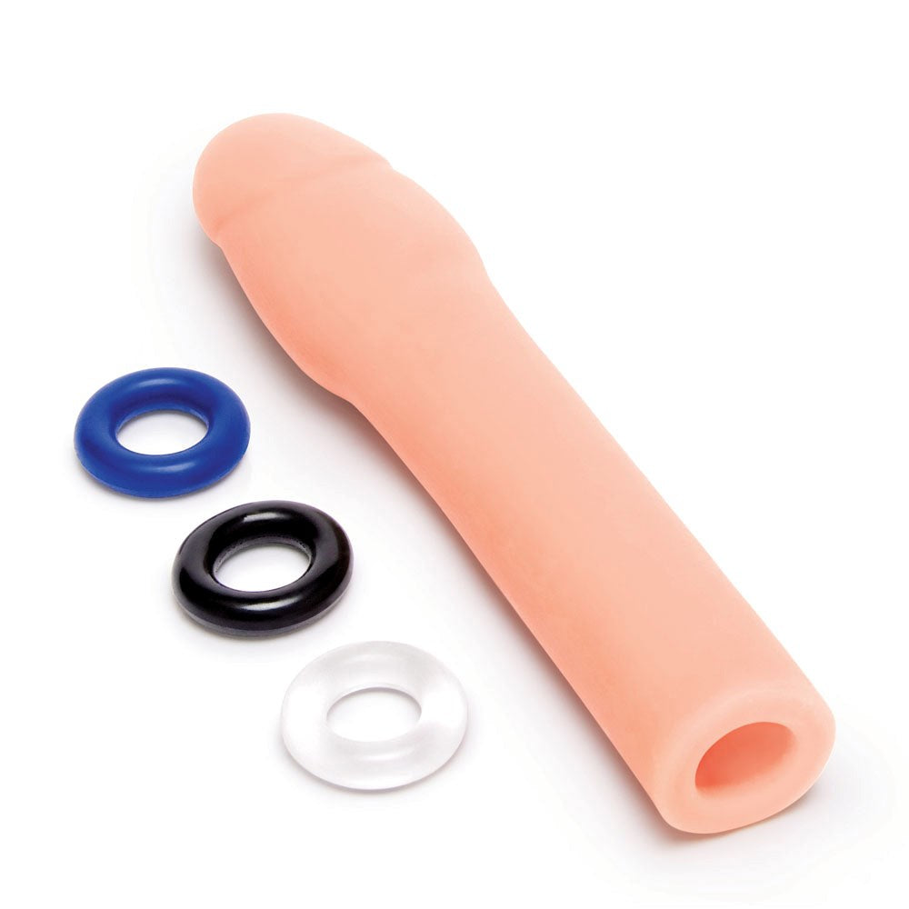 Size Up Realistic 2" Penis Extender - Enhance Your Intimate Experiences - - Pumps, Extenders and Sleeves