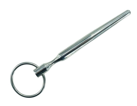 Urethral Stretching Solid Penis Plug With Glans Ring - - Penis Plugs