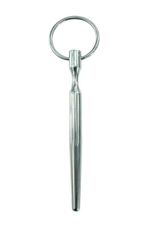 Urethral Stretching Solid Penis Plug With Glans Ring - - Penis Plugs