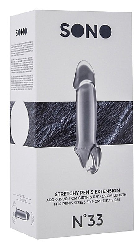 Sono No.33 Stretchy Penis Extension Translucent - - Pumps, Extenders and Sleeves