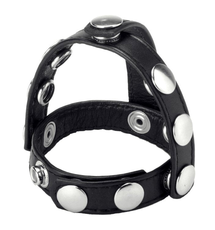 Strict Snap-On Mens Cock And Ball Harness - - Cock Rings