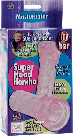 CalExotics Sue Johanson Super Head Honcho Male Stroker - - Masturbators and Strokers
