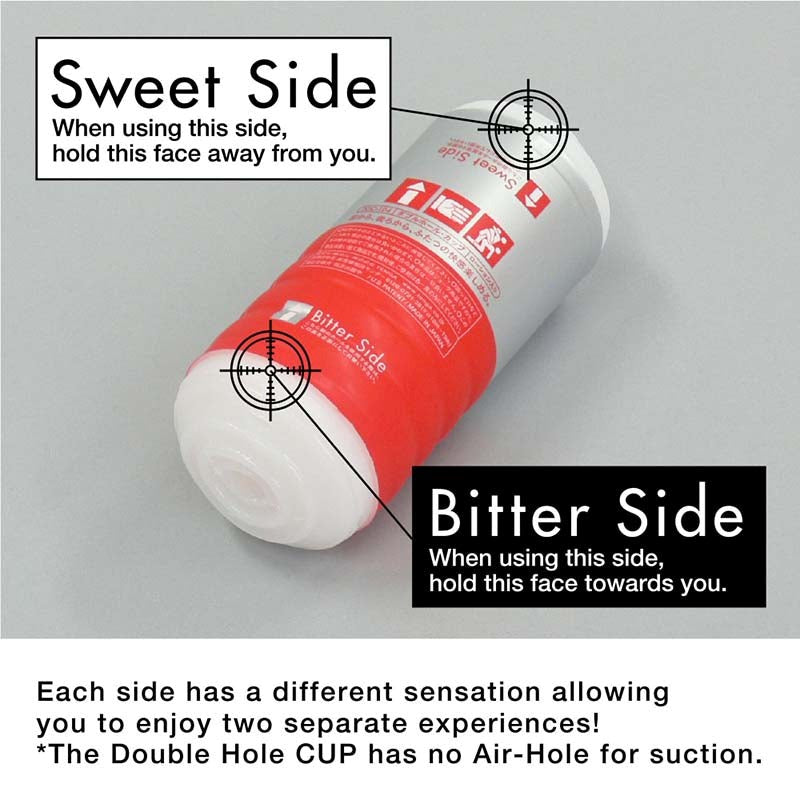 Tenga Double Hole Cup Ultra Size Male Masturbator - - Masturbators and Strokers