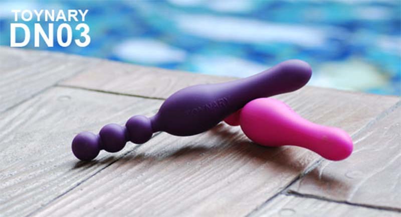 Toynary DN03 - Dual-Ended Wand for Intimate Bliss - - Anal Dildos