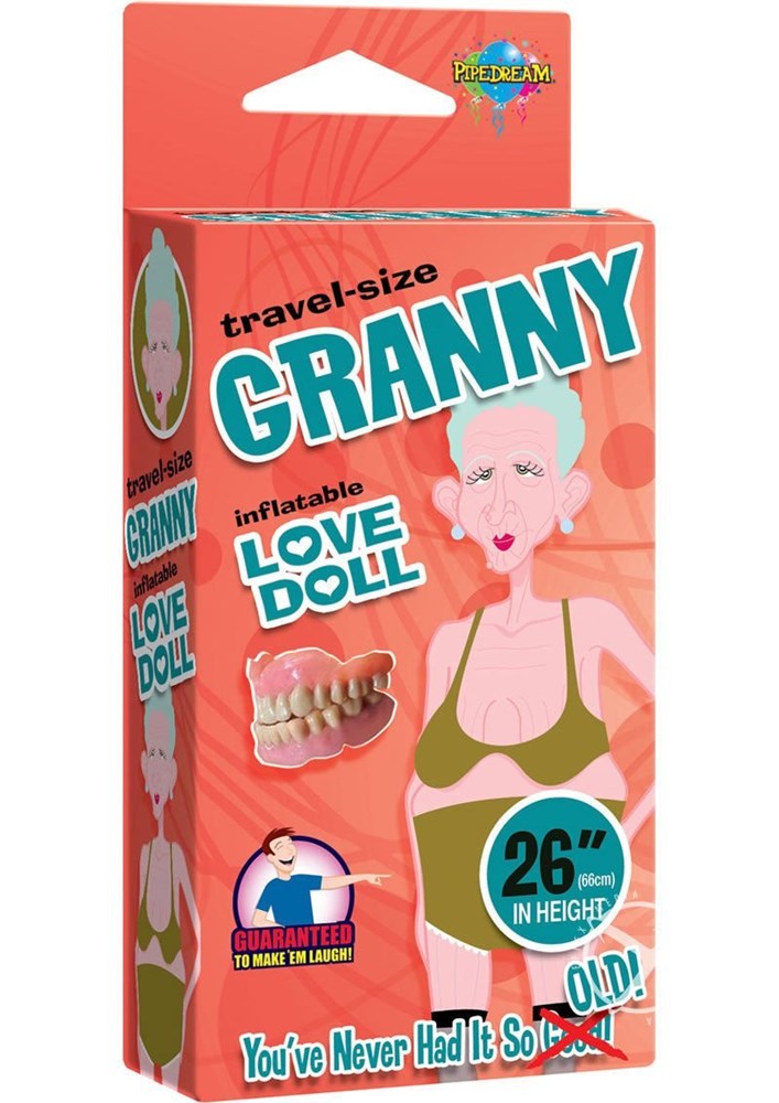 Travel-size Granny Inflatable Love Doll Try The Best - - Love Dolls