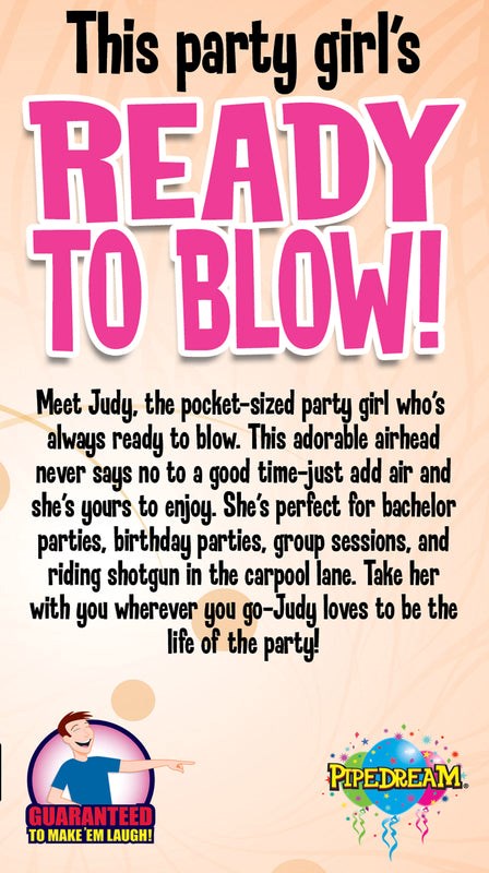 Travel-Size Judy Inflatable Love Doll Male Sex Rings - - Love Dolls