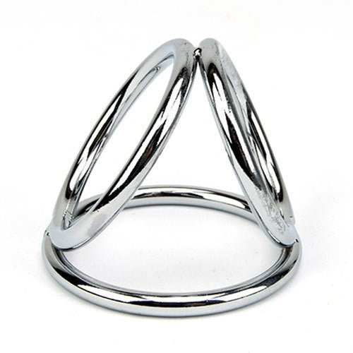 Triple Cock & Ball Divider Ring - - Cock Rings