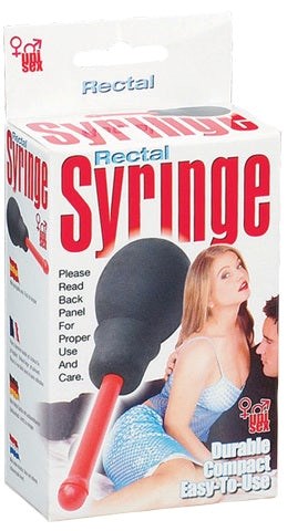 Unisex Rectal Syringe Edge Control Ready - - Enemas and Douches