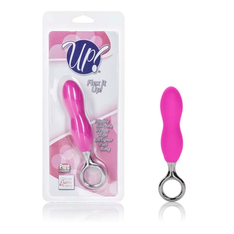 CalExotics Up! Flex It Up Prostate Massager Pink - - Anal Dildos
