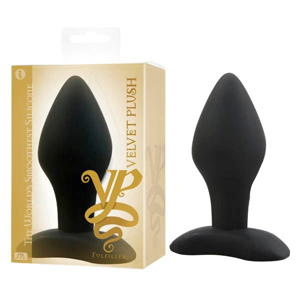 Velvet Plush Silicone Fulfiller Prostate Massager - - Butt Plugs
