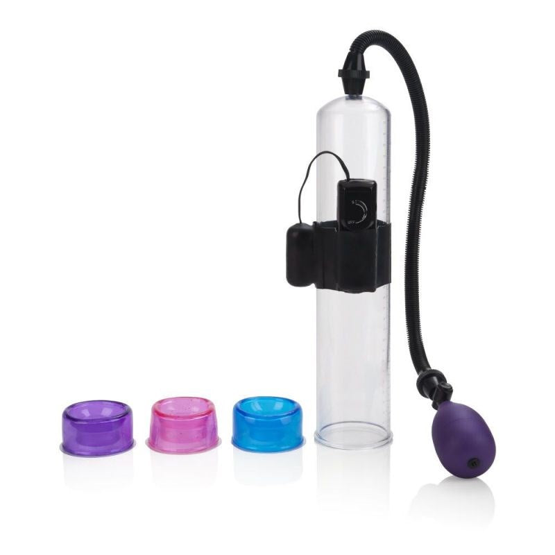 CalExotics Vibrating Big Mans Male Penis Pump - - Pumps, Extenders and Sleeves